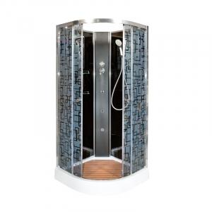 Душевая кабина Deto BM1590NGMBLACK с гидромассажем