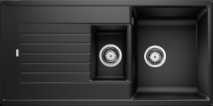 Врезная кухонная мойка Blanco ZIA 6 S SILGRANIT PuraDur черный