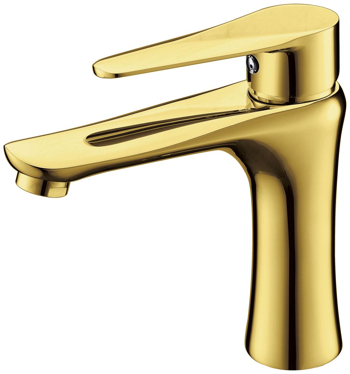 Смеситель для раковины ПСМ-Профсан Steel PSM-303-5 золото