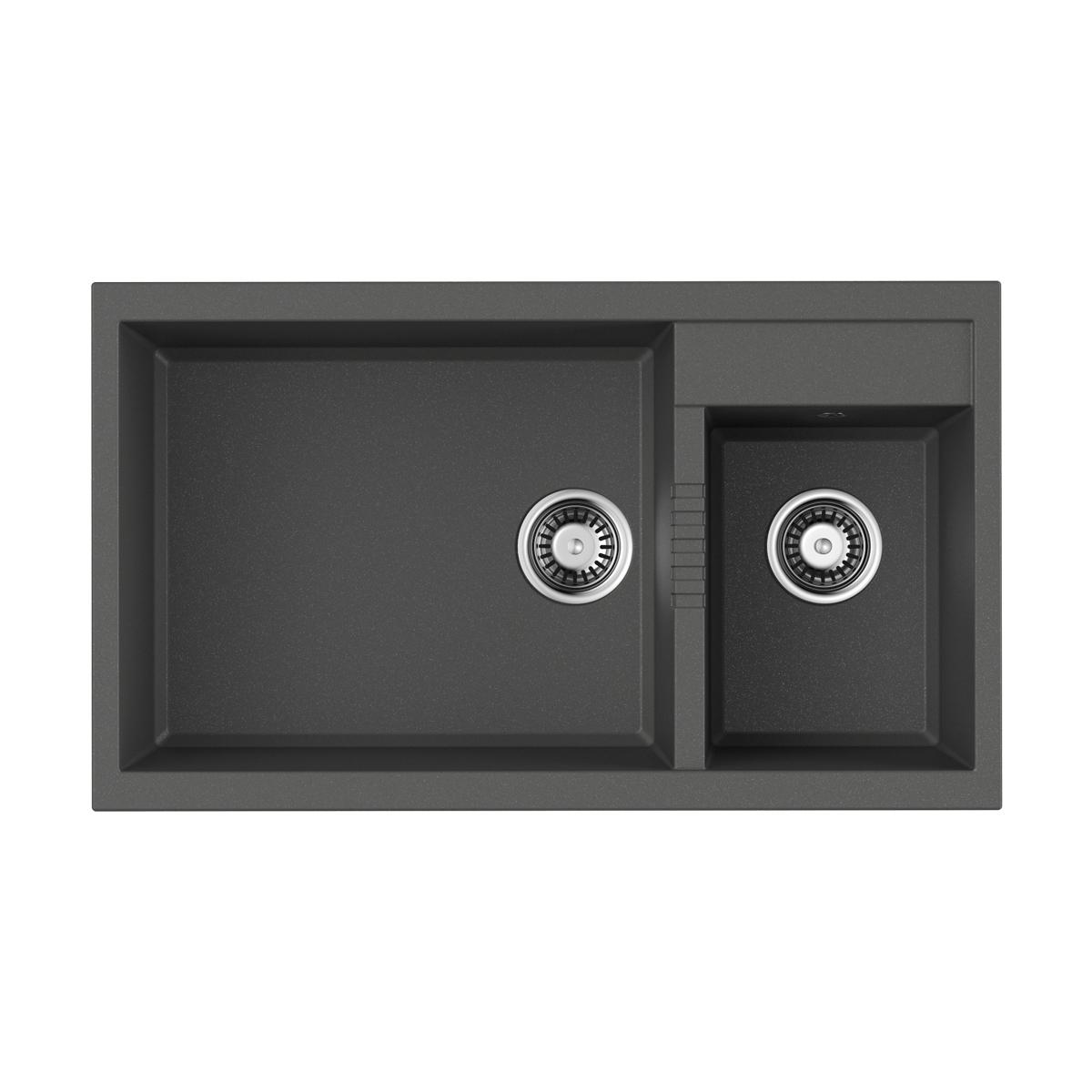 Врезная кухонная мойка Omoikiri Tedori 86-2-LB-PL платина 4993939