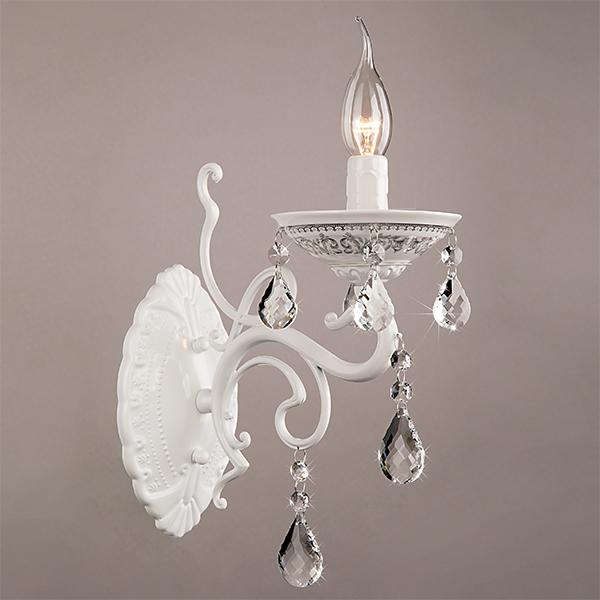 Бра с хрусталем Bogate's 701/1 белый