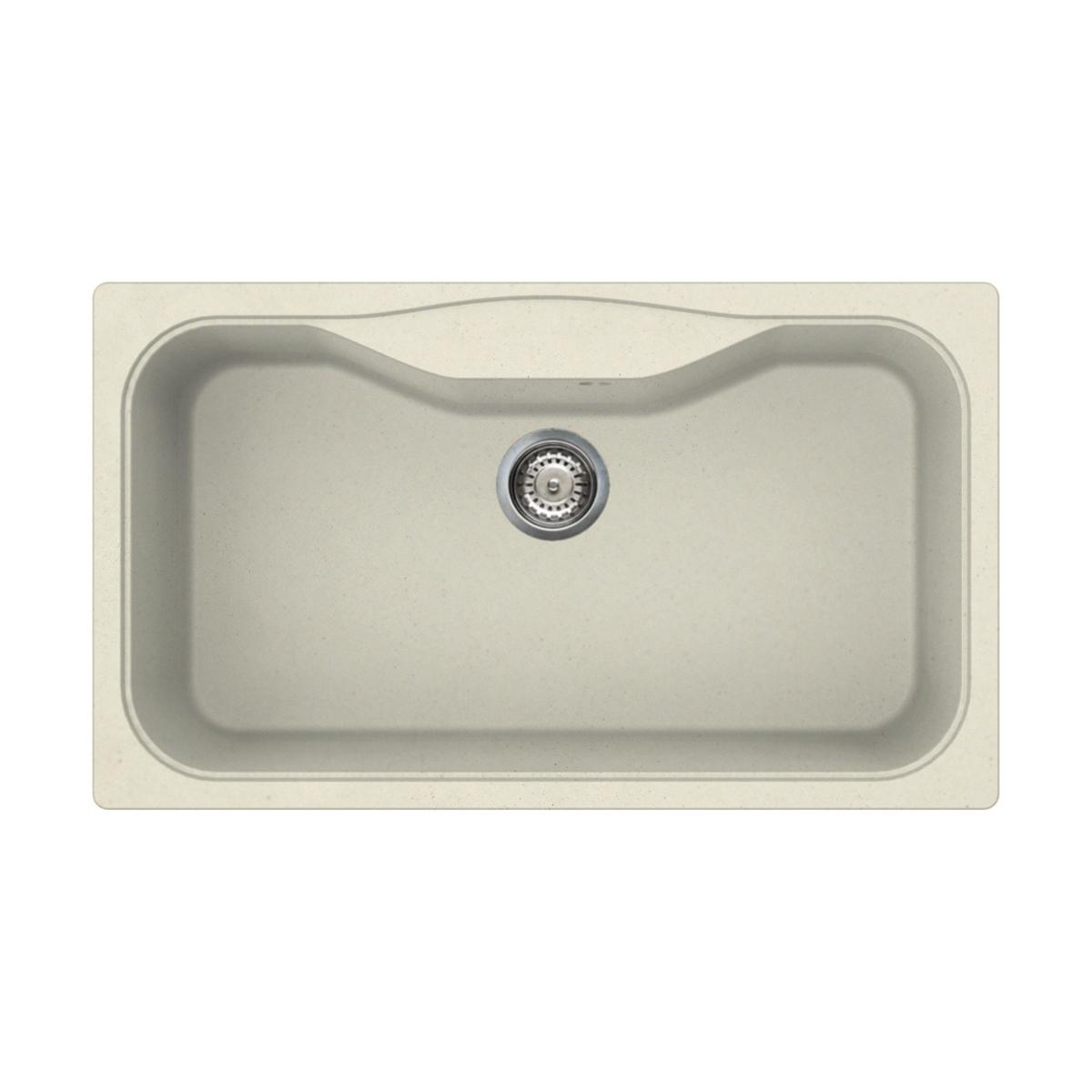 Врезная кухонная мойка Omoikiri Maru 86-BE ваниль 4993139