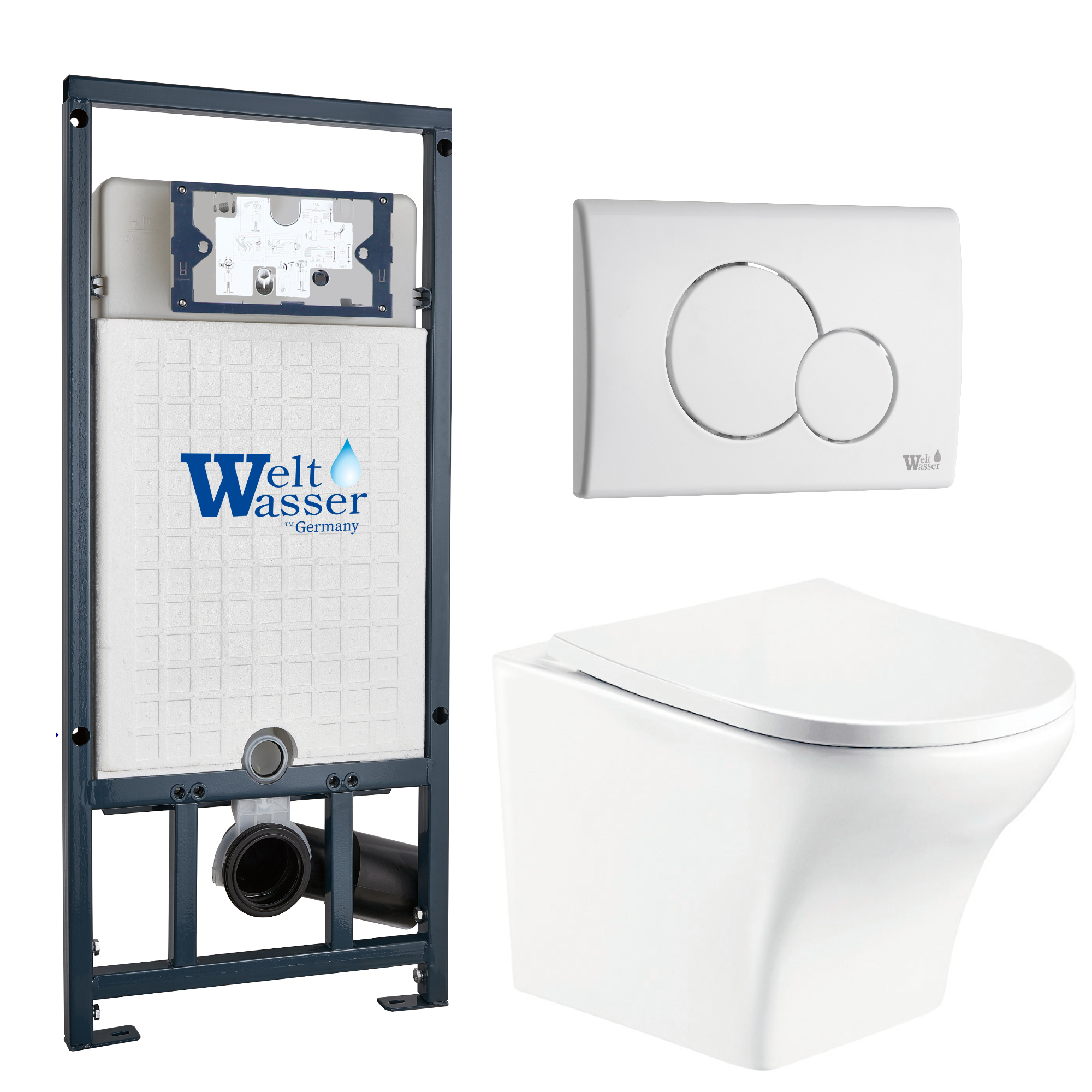 Комплект WeltWasser 10000010970 Odenbach 004 GL-WT + Marberg 507 + Marberg 507 RD GL-WT