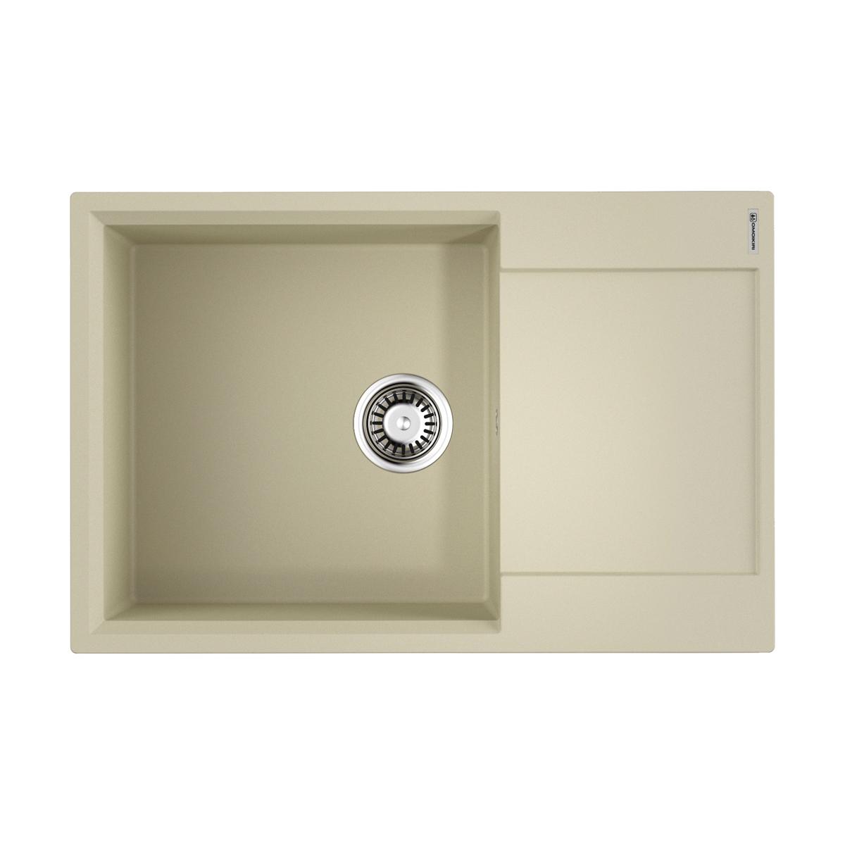 Врезная кухонная мойка Omoikiri Daisen 78-LB-BE ваниль 4993686