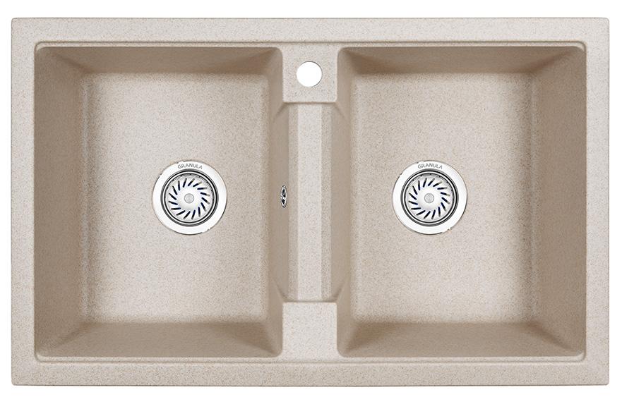 Врезная кухонная мойка Granula 8101 пирит
