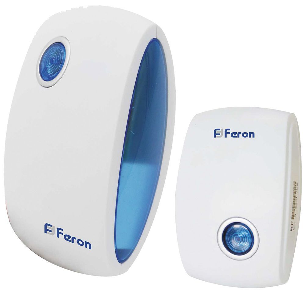 Звонок электрический дверной беспроводной Feron E-376 23689
