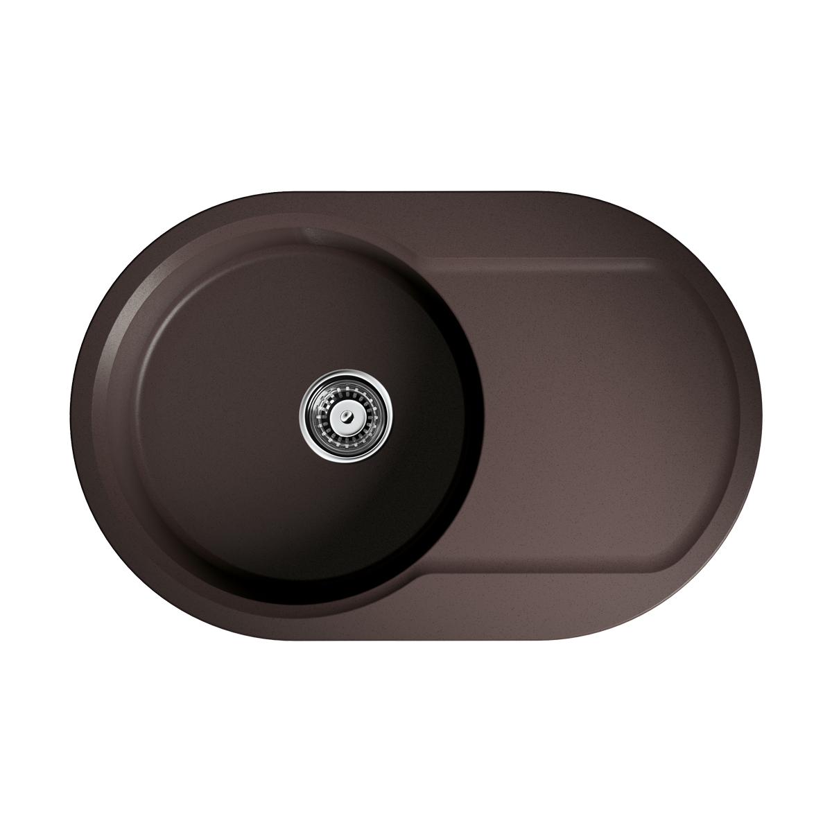 Врезная кухонная мойка Omoikiri Manmaru 78-DC темный шоколад 4993361