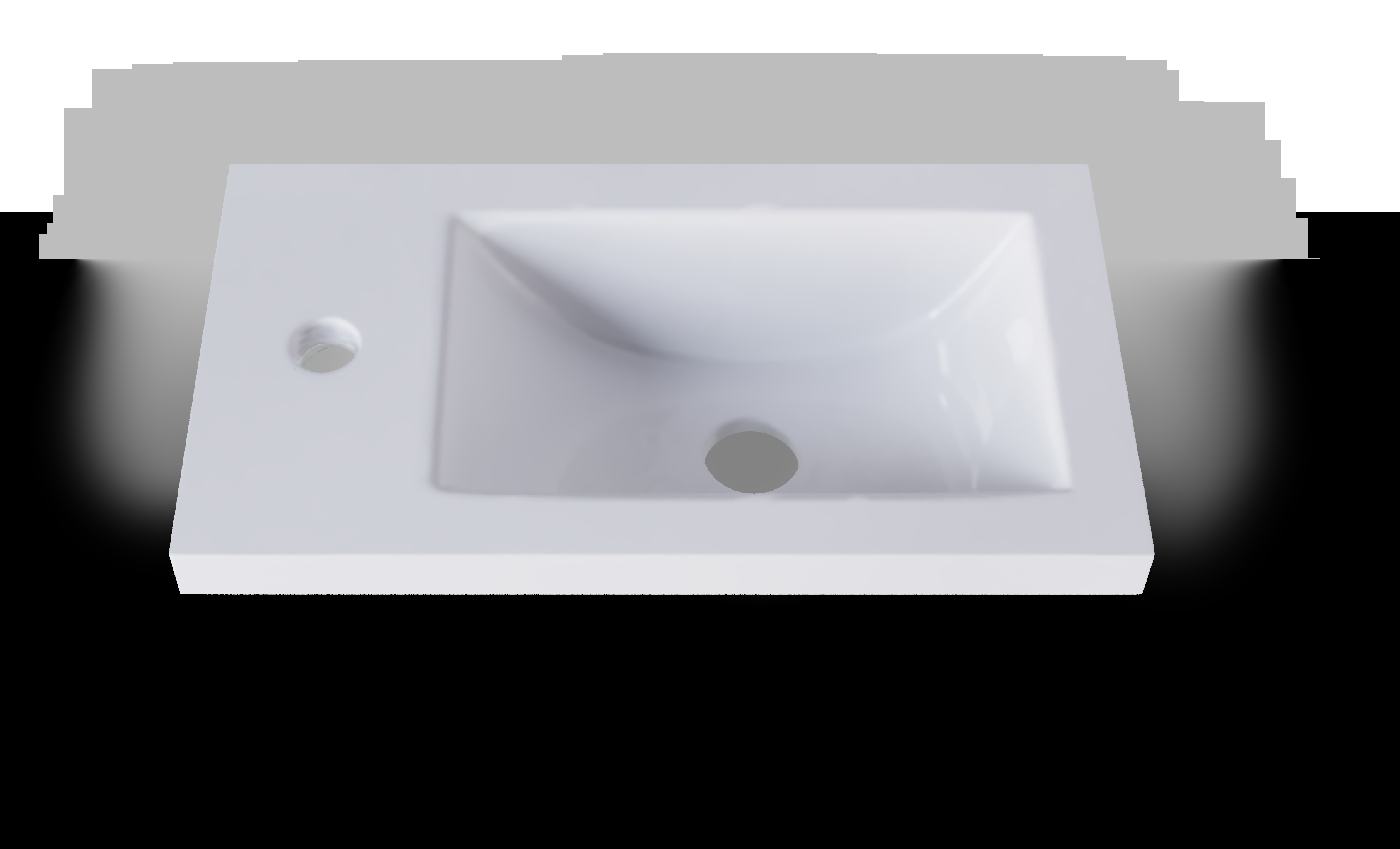 Раковина Raval Kub Kub.08.40/W