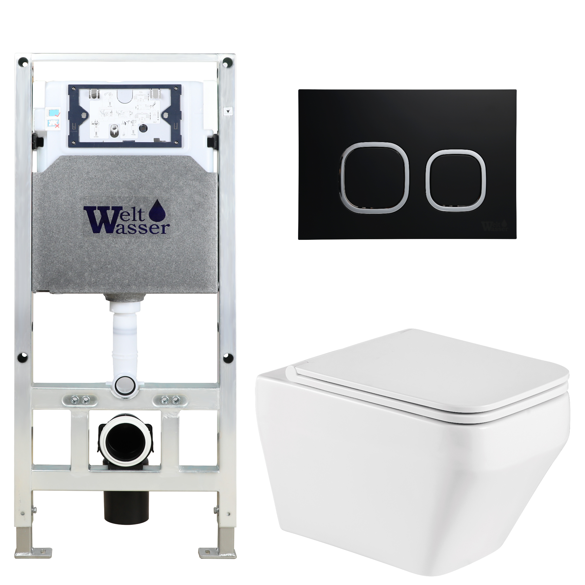 Комплект WeltWasser 10000011662 Hofbach 041 GL-WT + Amberg 506 ST + Amberg RD-BL