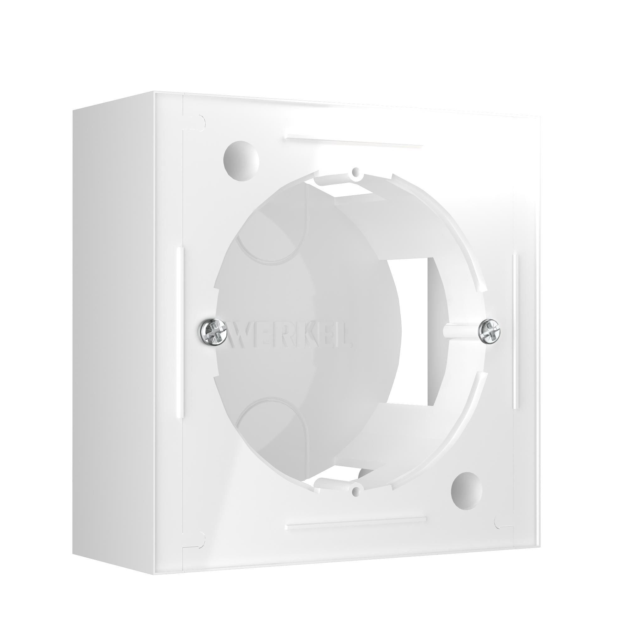 Коробка для накладного монтажа белый Werkel W8000001