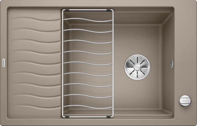 Врезная кухонная мойка Blanco ELON XL 6S SILGRANIT PuraDur серый беж