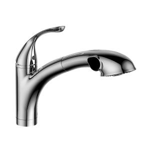 Смеситель для кухни Lemark Intense LM5650C с вытягивающимся поворотным изливом