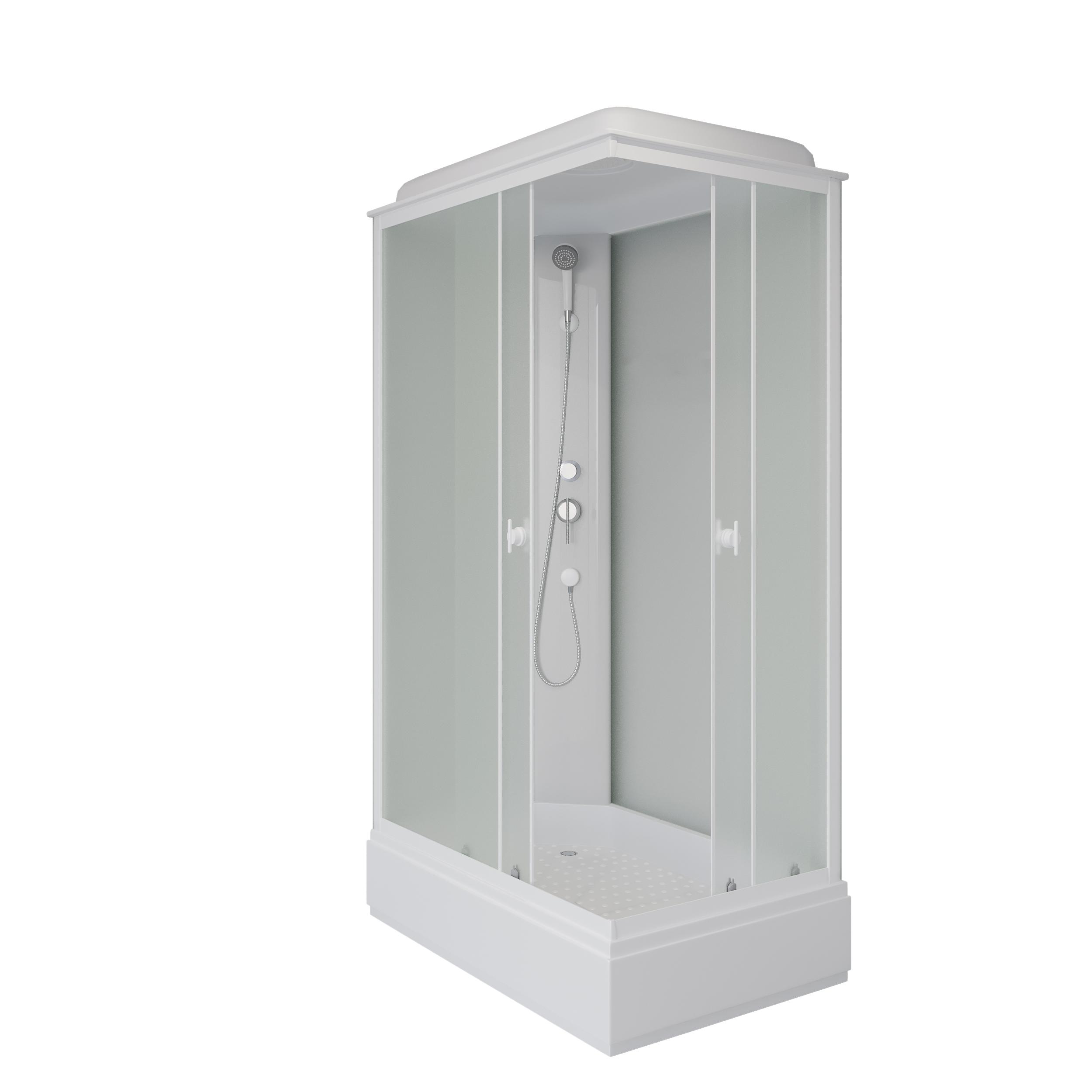 Душевая кабина Niagara Promo P120/80/26Q/MT (1200х800х2150) средний поддон (4 места)