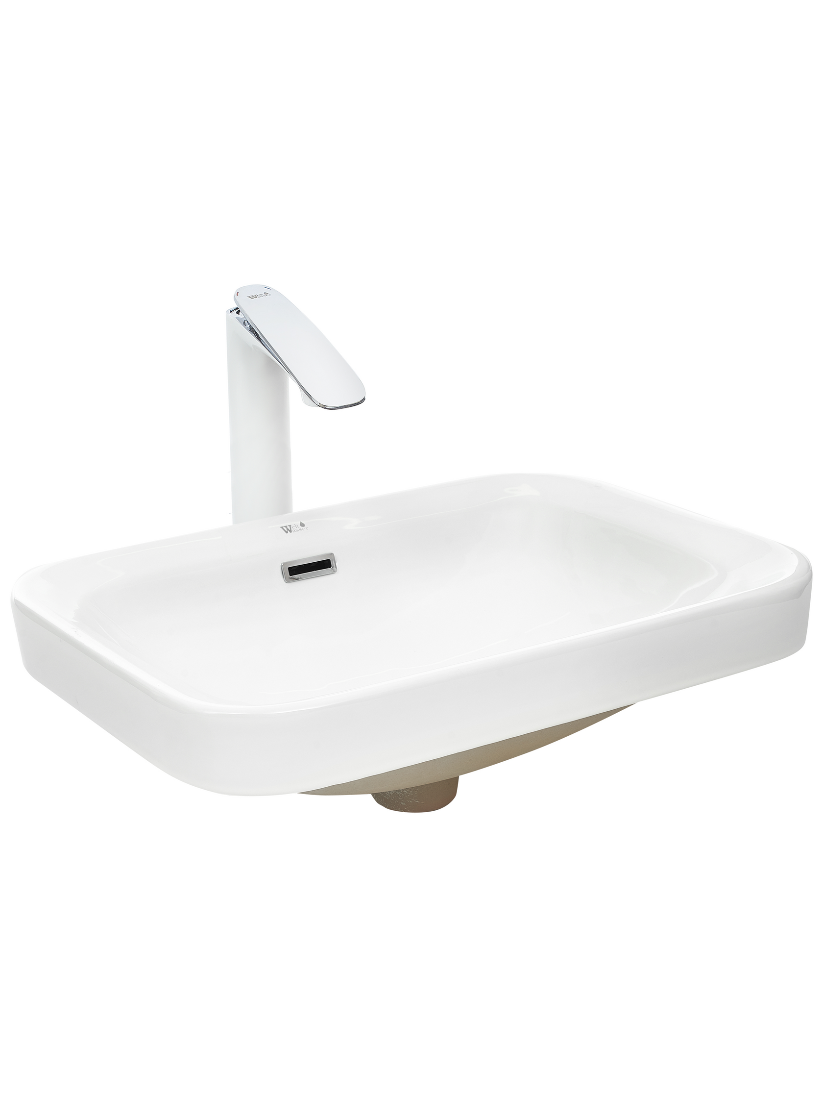 Раковина врезная WeltWasser 56.5/42.5/18 WW Deilbach 6040 10000004609 белая