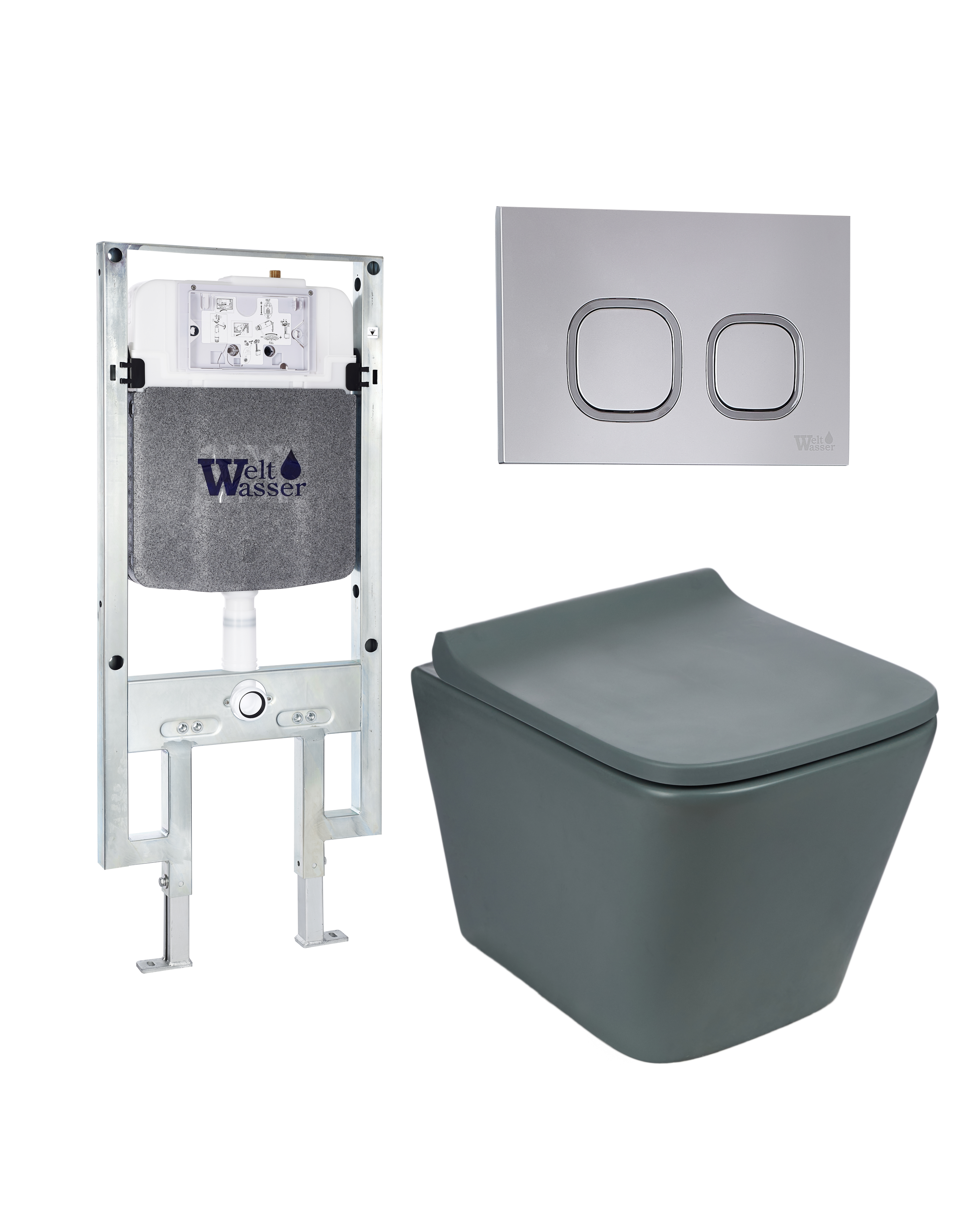 Комплект WeltWasser 10000010564 Gelbach 041 MT-GR + Amberg 497 ST + Amberg RD-CR