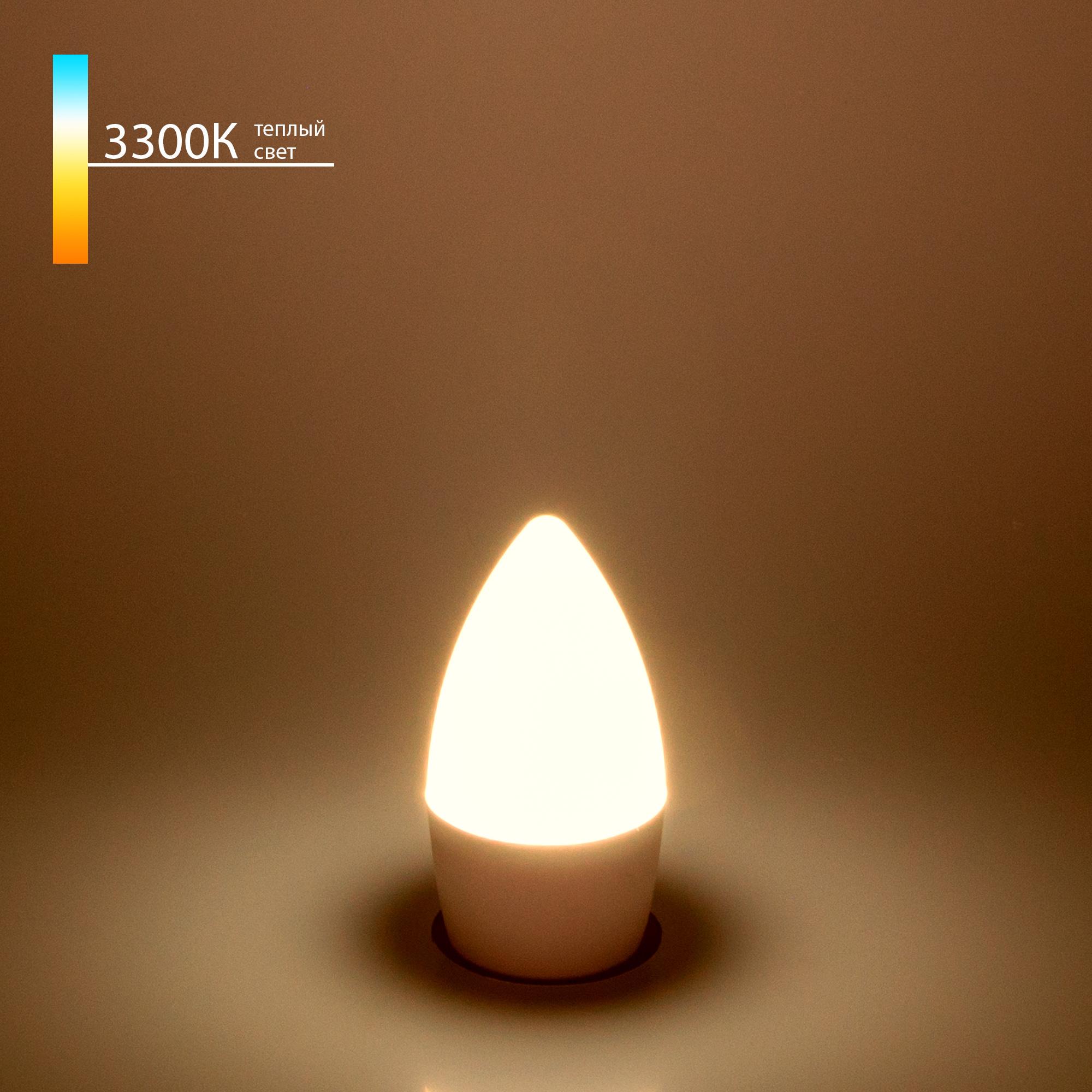 Светодиодная лампа Свеча Elektrostandard CD LED 6W 3300K E27