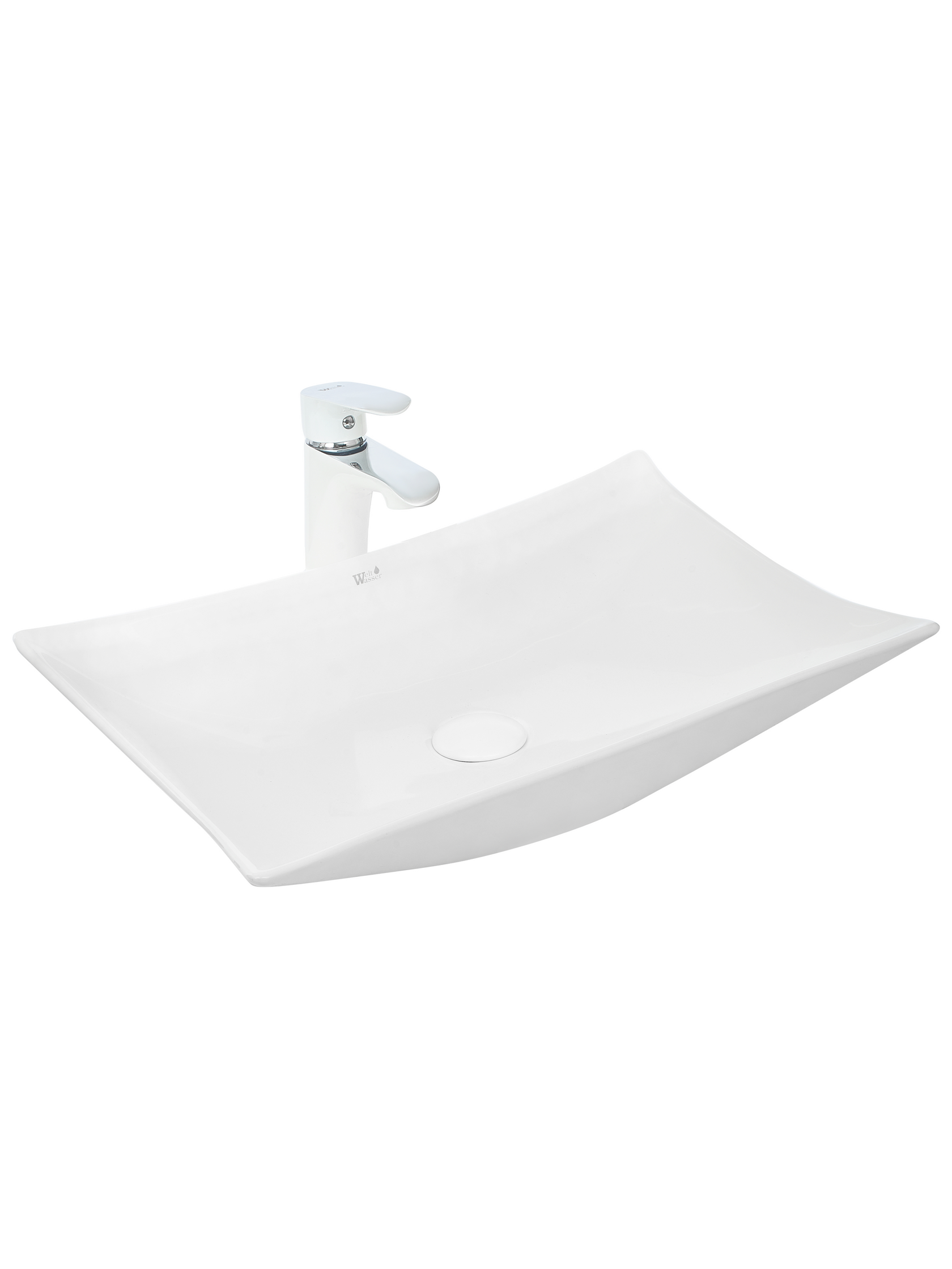 Раковина накладная WeltWasser 57.5/40/12 WW Elbach 1012 10000003855 белая
