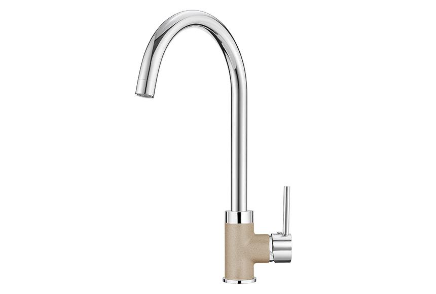 Смеситель для кухни (мойки) Granula 3125 xром/песок