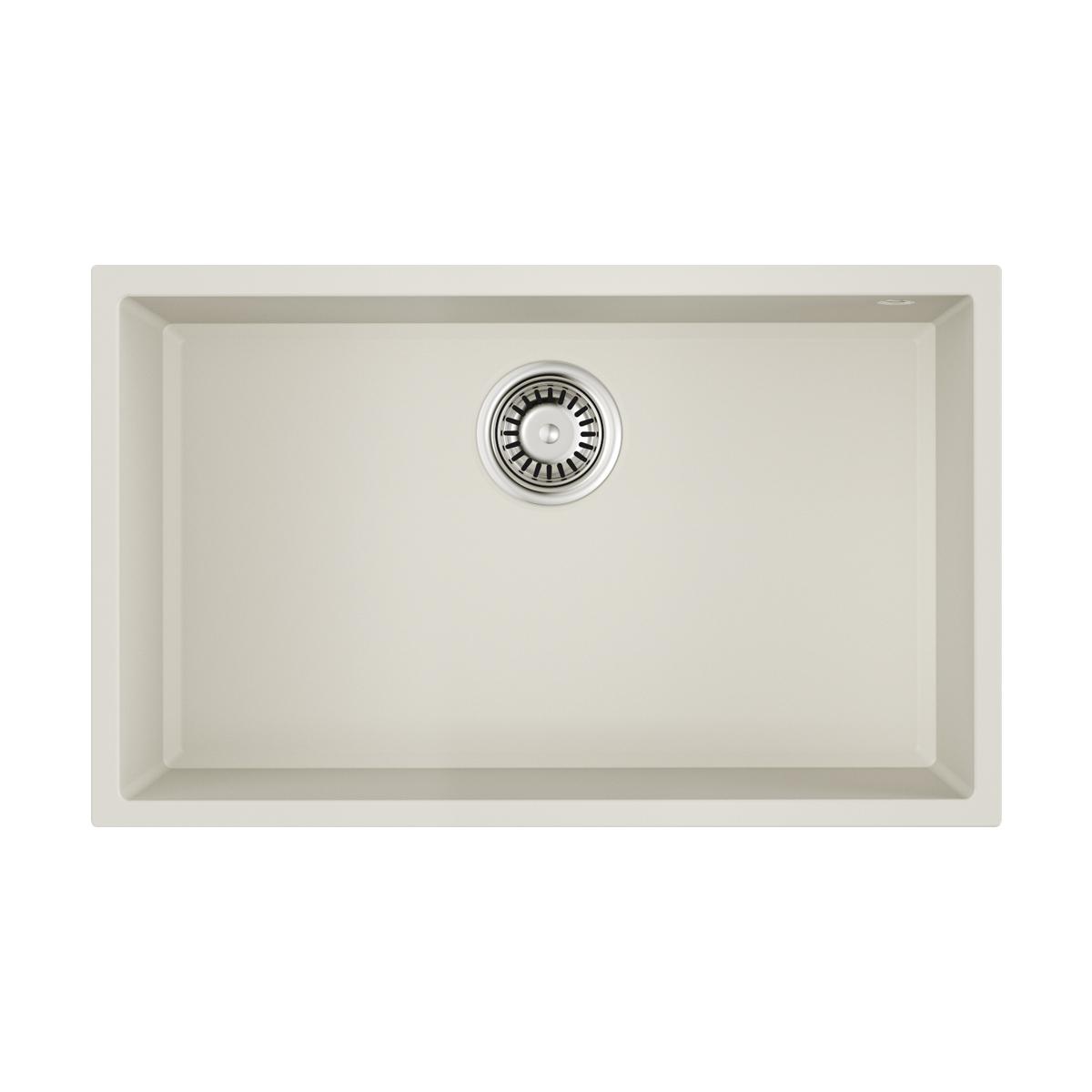 Врезная кухонная мойка Omoikiri Tedori 66-U-WH белый 4993975