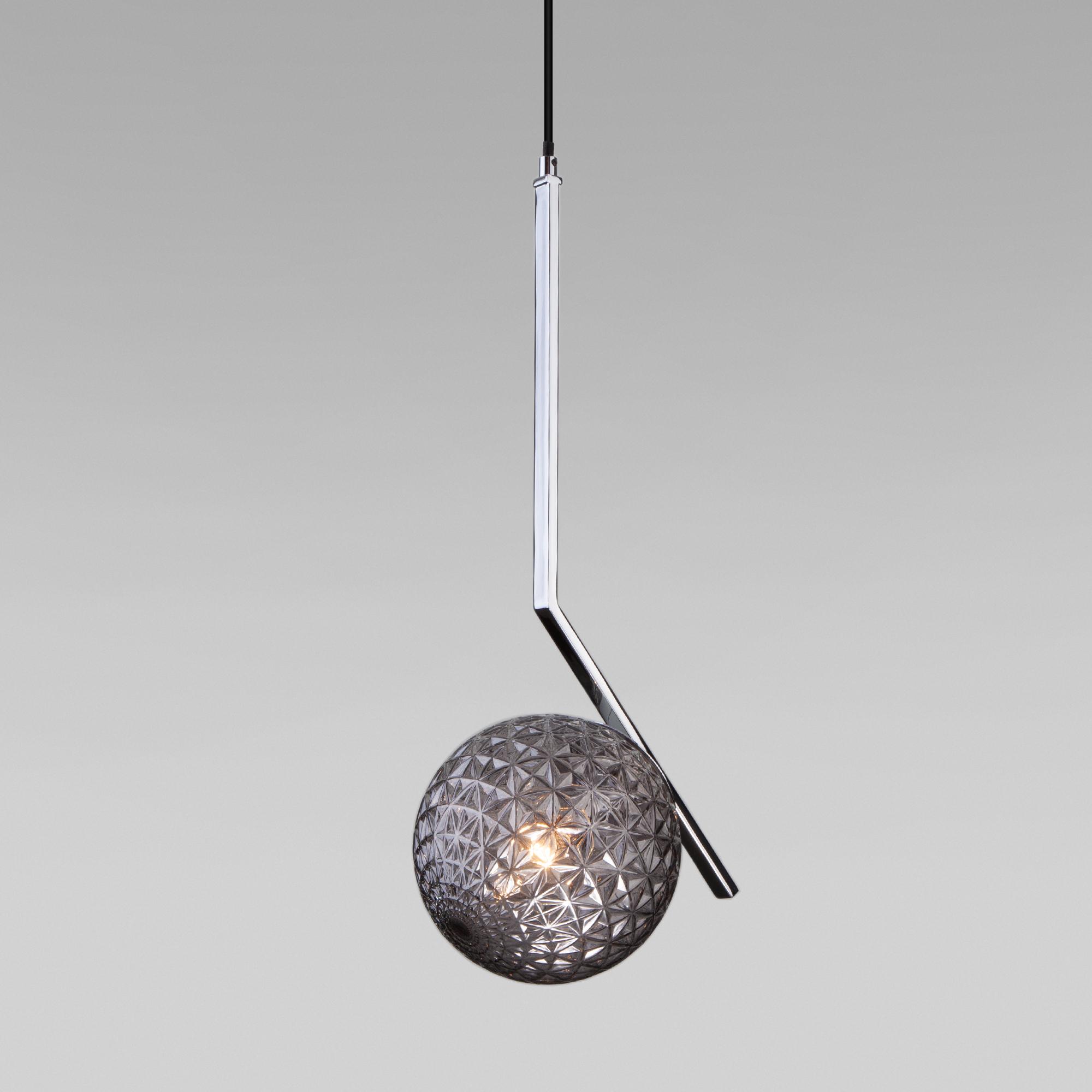 Подвесной светильник с плафоном Eurosvet 50213/1 хром