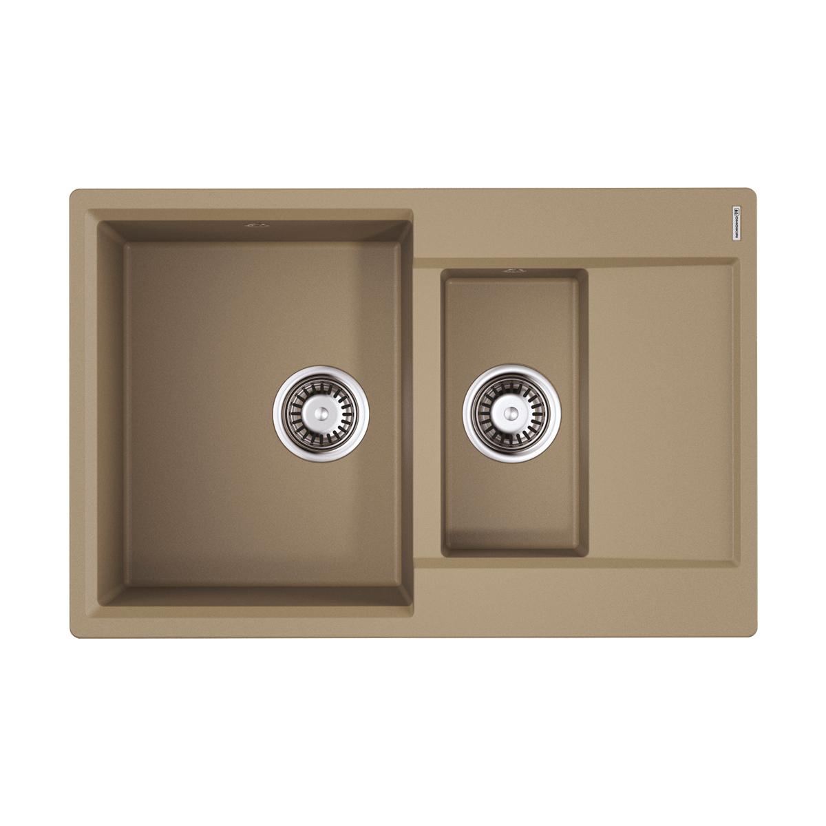 Врезная кухонная мойка Omoikiri Daisen 78-2-CA карамель 4993331