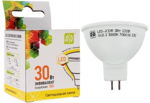 Лампа светодиодная ASD LED JCDR 5.5W 3000K GU5.3