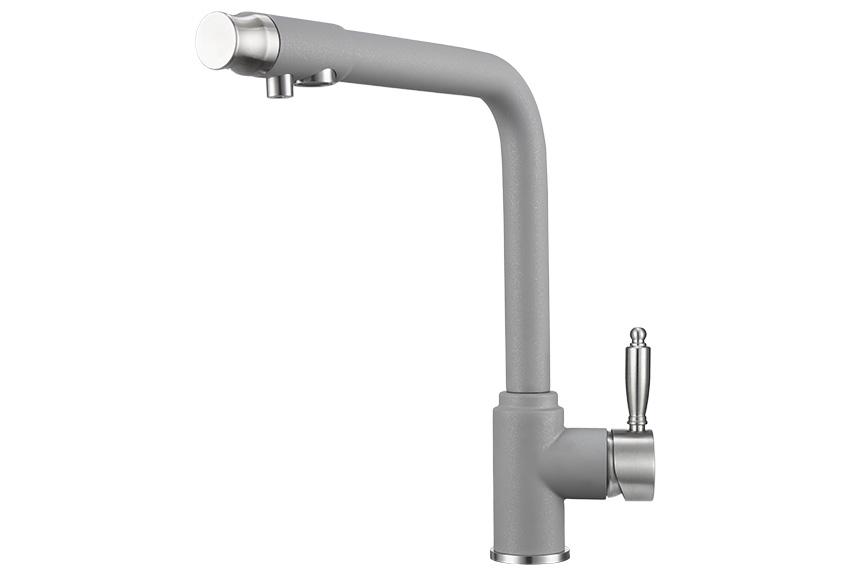 Смеситель для кухни (мойки) Granula 2301 алюминиум