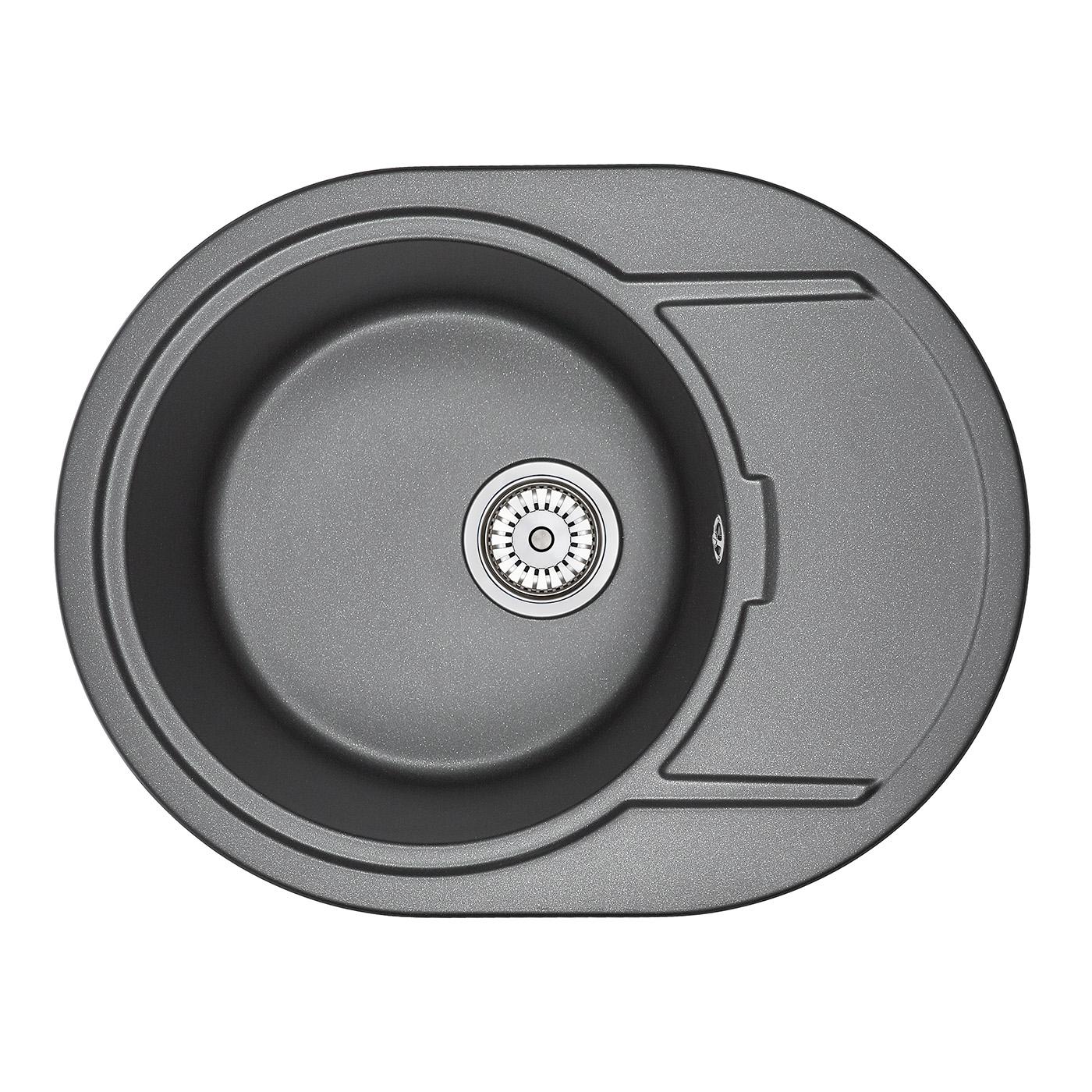 Кухонные мойки Granula GR-6502 шварц