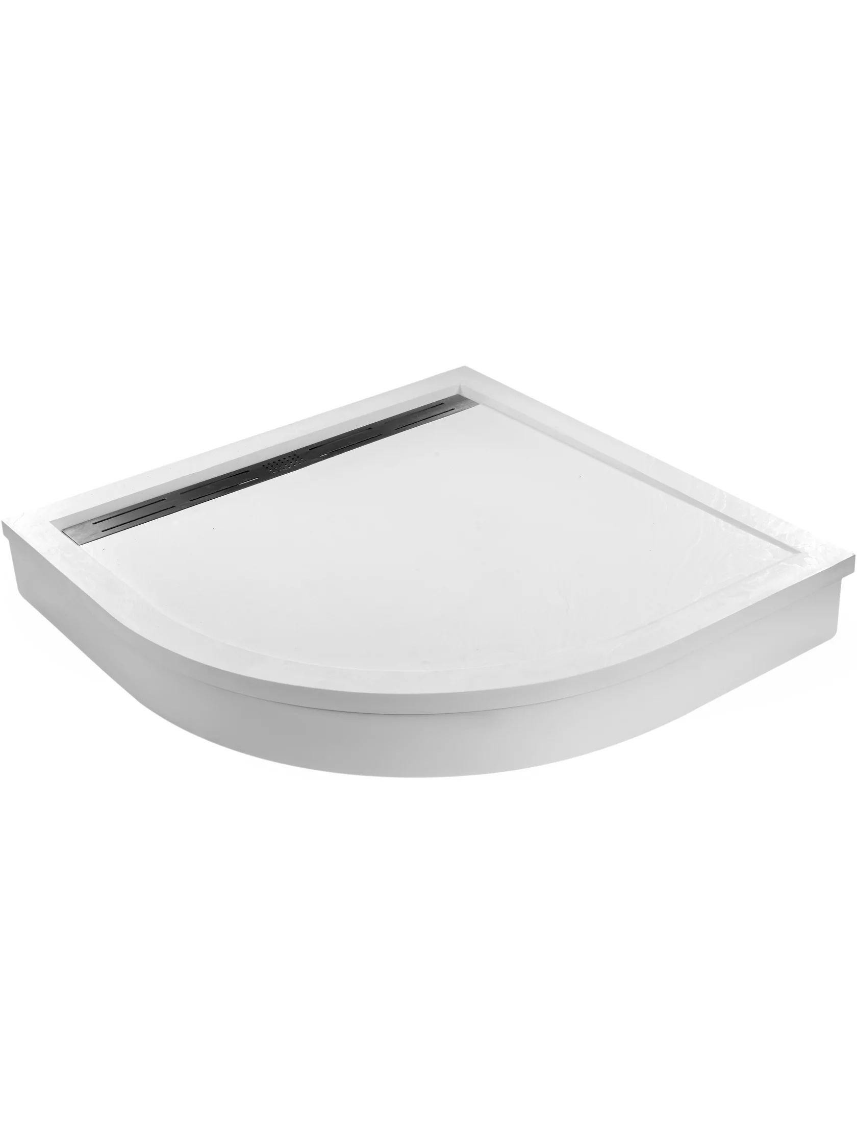 Душевой поддон с сифоном WeltWasser WW TRR 90 STONE-WT 90х90х3 10000004357 белый