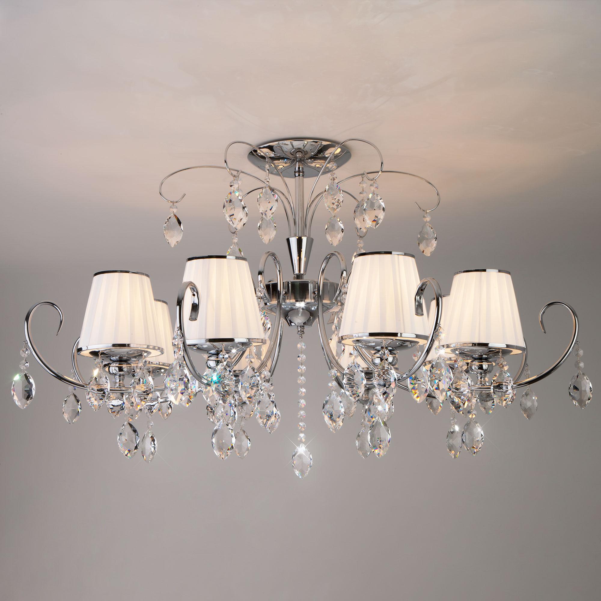 Люстра с хрусталем Eurosvet 10021/8 хром