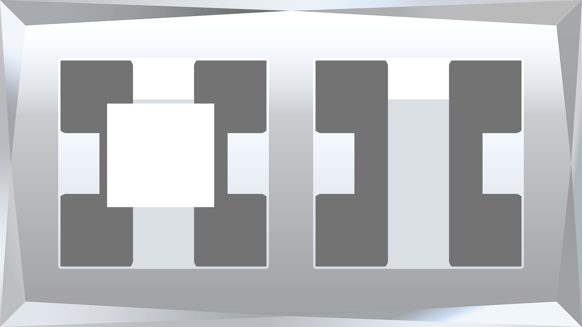 Рамка на 2 поста зеркальный Werkel W0021220