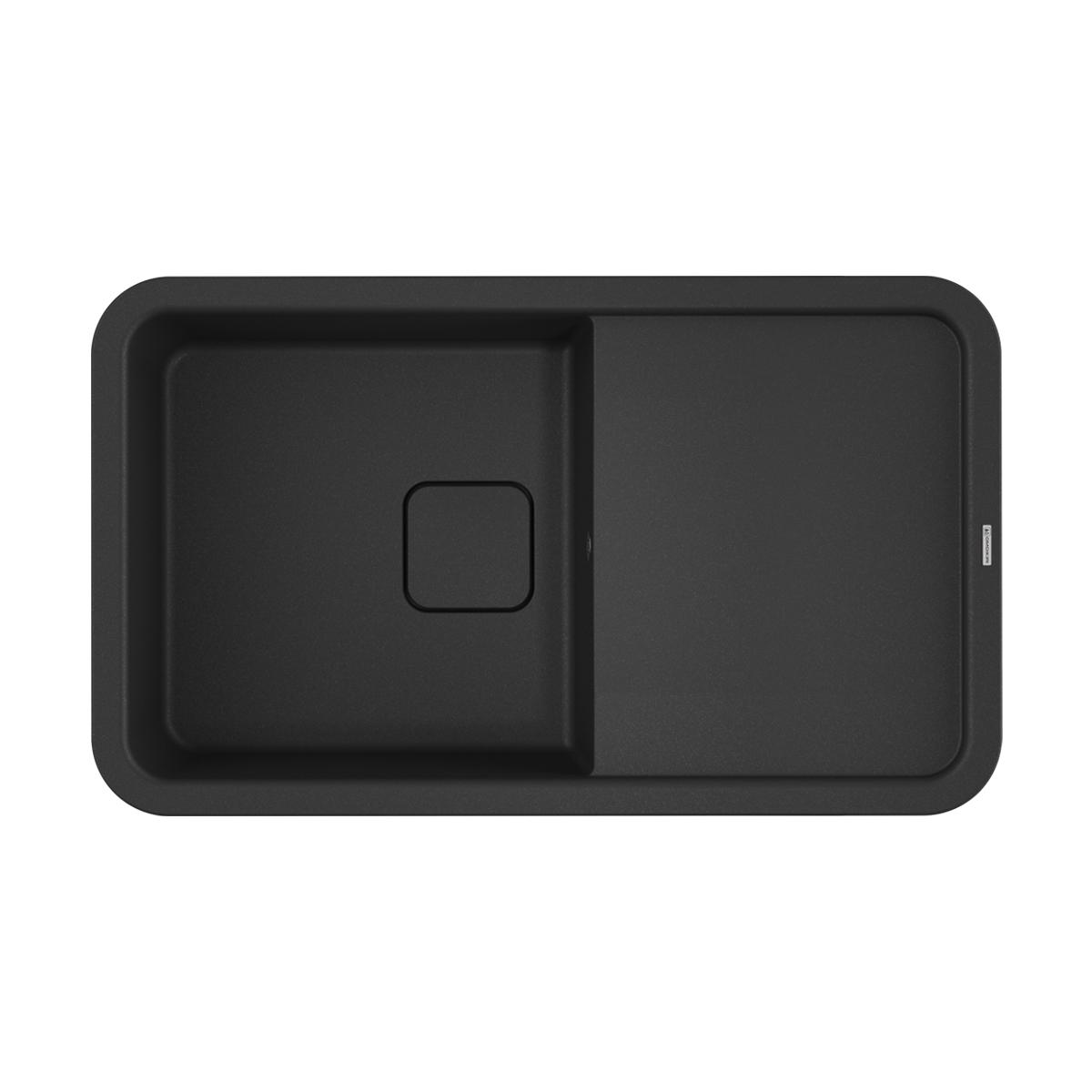 Врезная кухонная мойка Omoikiri Tasogare 86-BL черный 4993469