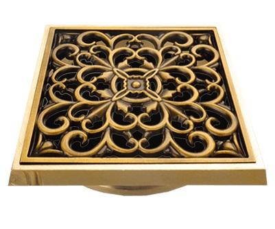 Решетка Bronze de Luxe "Узоры" для трапа 21962