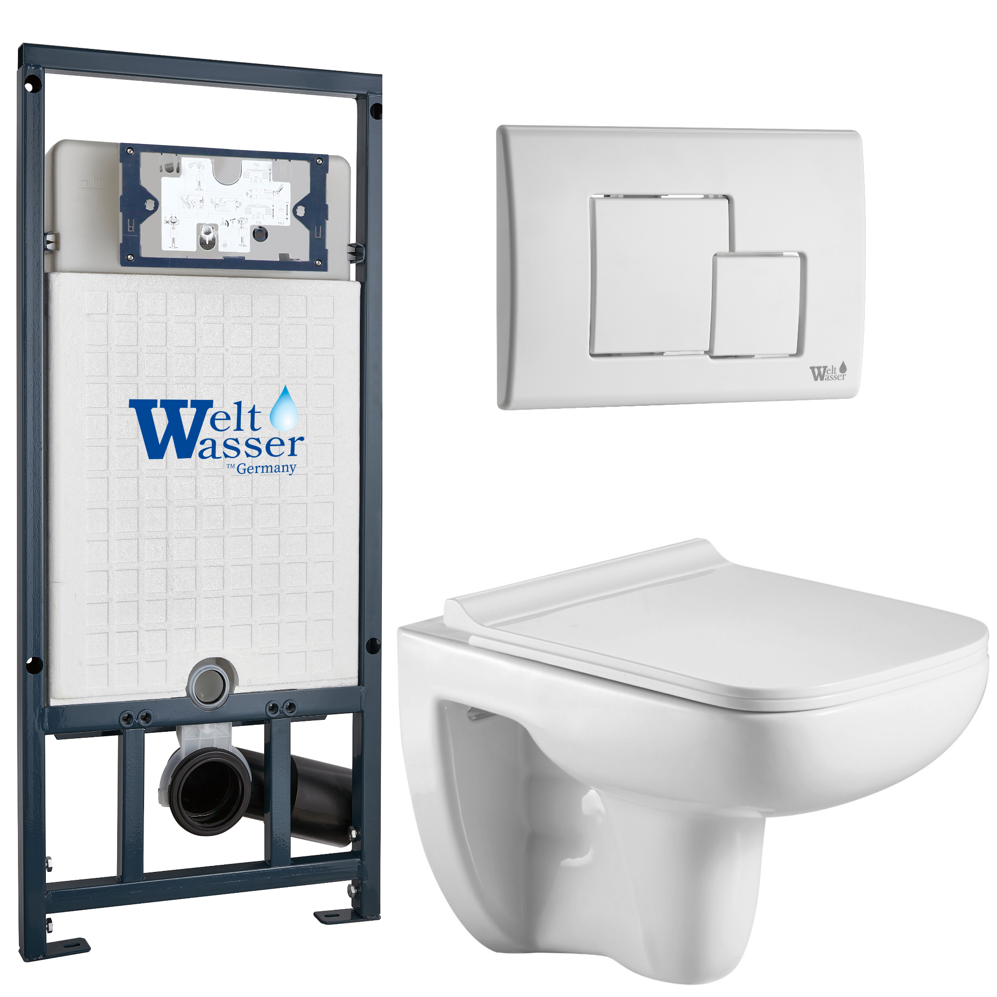 Комплект WeltWasser 10000010733 Kehlbach 004 GL-WT + Marberg 507 + Marberg 507 SE GL-WT