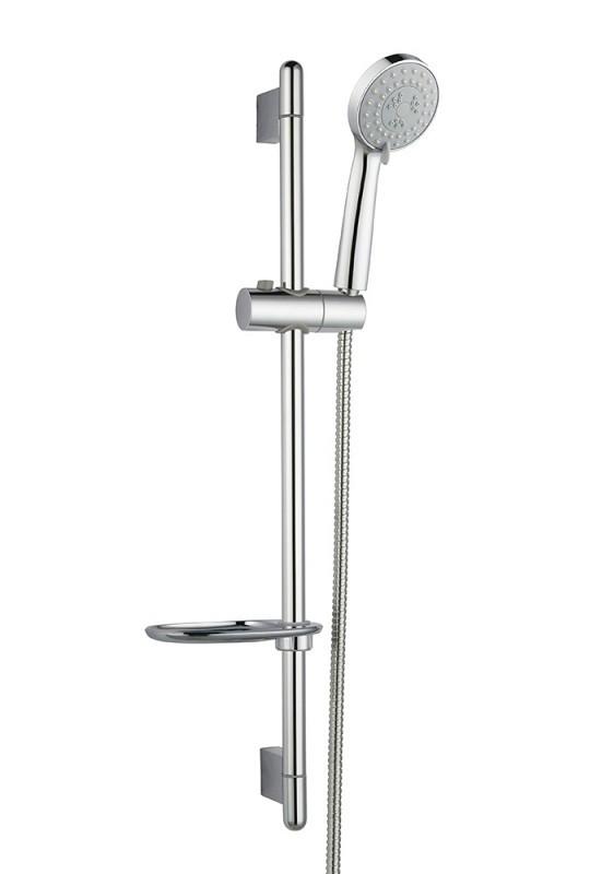 Штанга для душа с мыльницей Bravat D152CP-1A-RUS хром