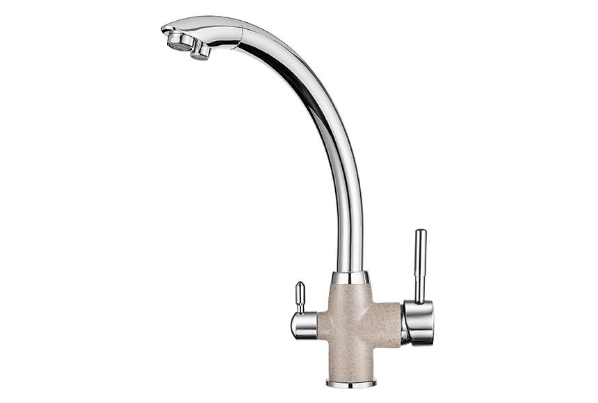 Смеситель для кухни (мойки) Granula 3167 xром/классик