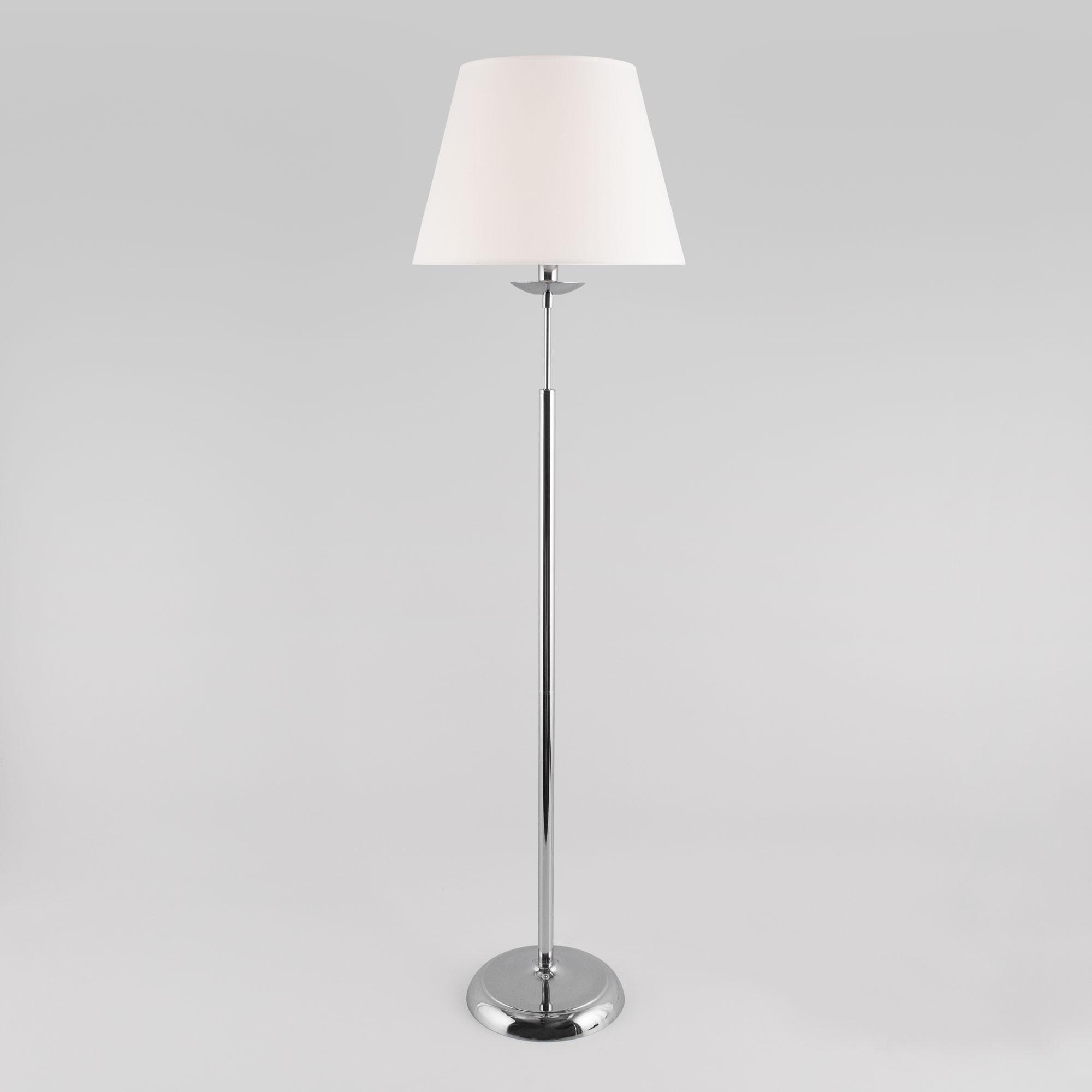 Торшер с абажуром Eurosvet 01008/1 хром