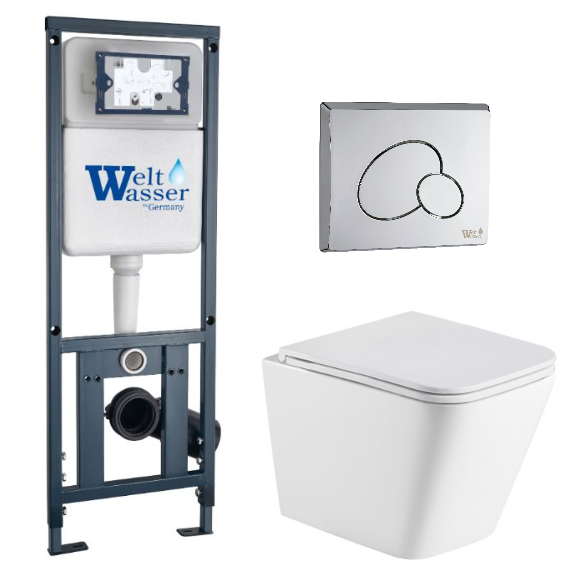Комплект WeltWasser 10000011871 Gelbach 043 GL-WT + Marberg 410 + Marberg 410 RD CR