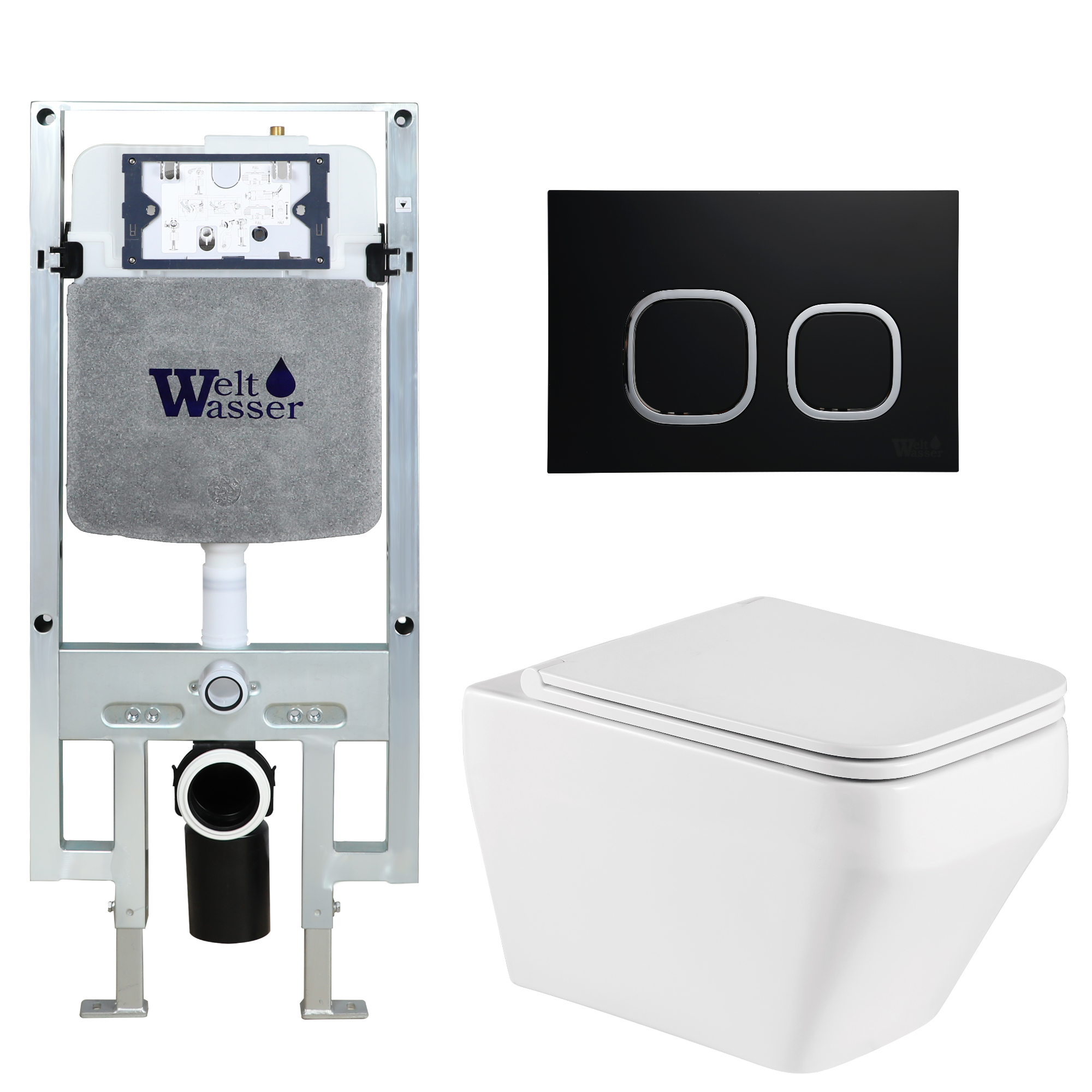 Комплект WeltWasser 10000011652 Hofbach 041 GL-WT + Amberg 497 ST + Amberg RD-BL