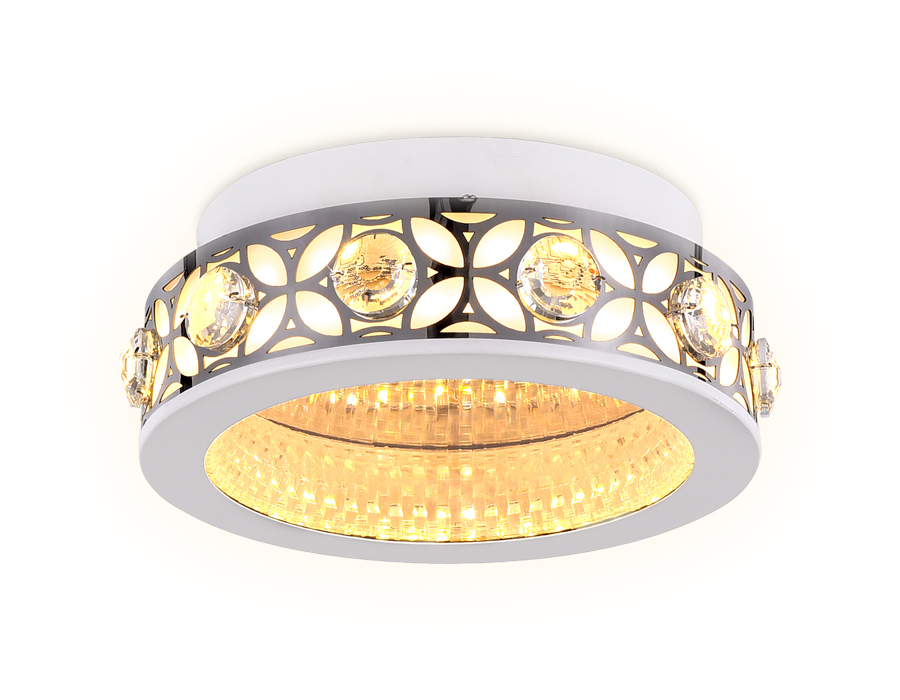 Настенно-потолочный светодиодный светильник с хрусталем Ambrella Light Acrylica Ice FA9420