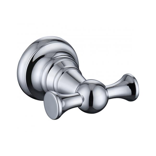 Крючок двойной (латунь) Kaiser KH-2202 хром