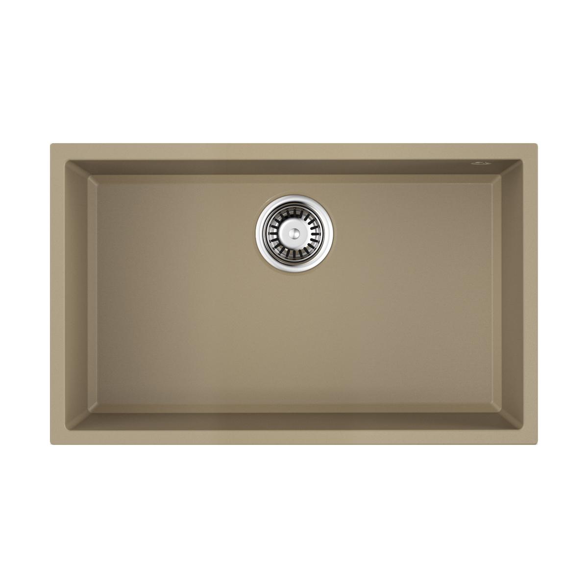 Врезная кухонная мойка Omoikiri Tedori 66-U-CH шампань 4993977