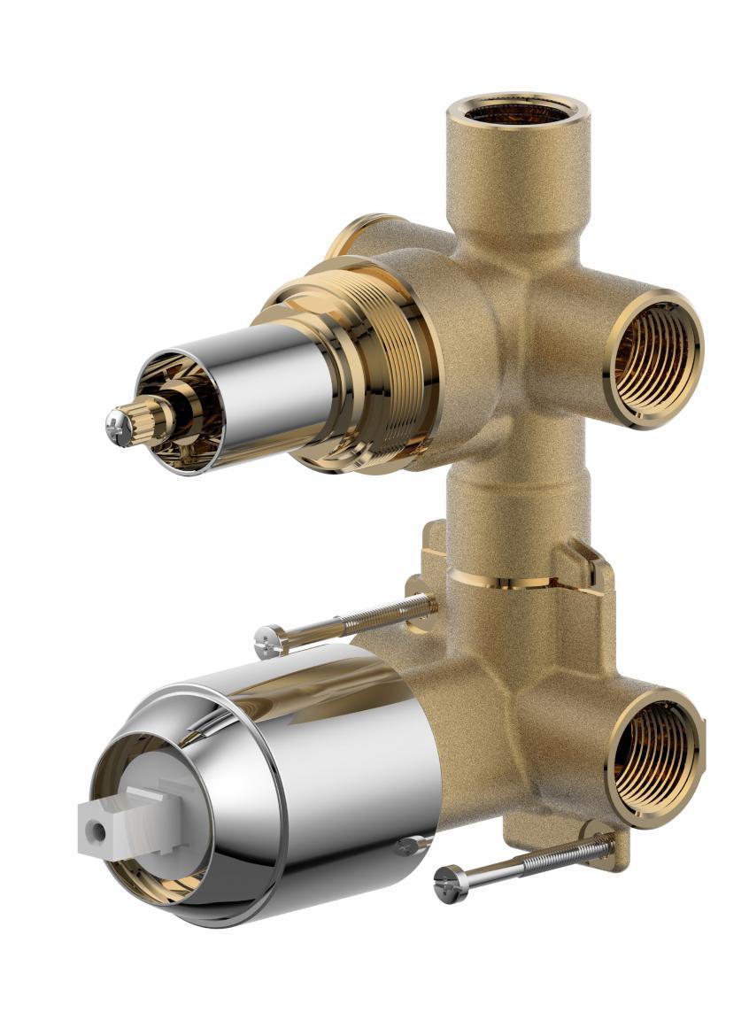 Скрытая часть для смесителя Bravat D982CP-A-RUS