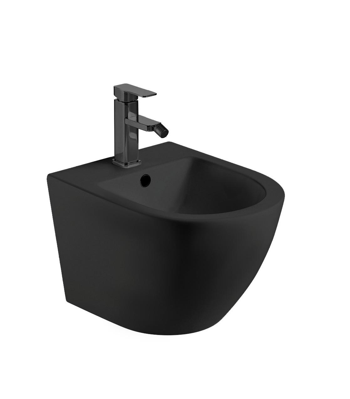 Биде подвесное WeltWasser 32.5x37x49.5 WW MERZBACH 005 MT-BL 10000003715 черный матовый