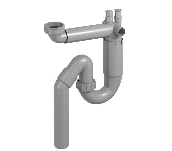 Сифон для мойки Prevex P-loc PL1-N2NNA-001