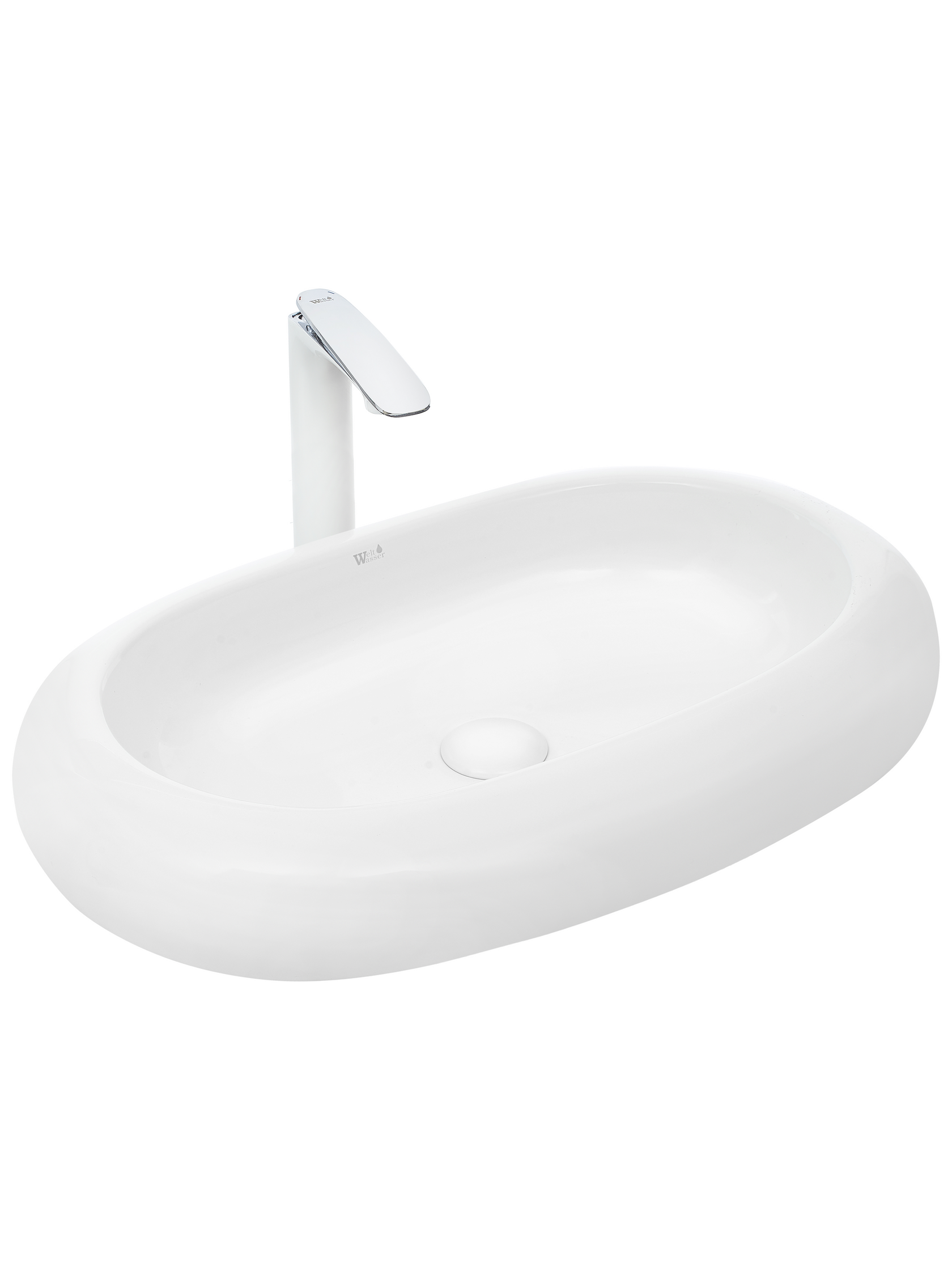 Раковина накладная WeltWasser 63.5/42/10.5 WW Elbach 3075 10000003869 белая