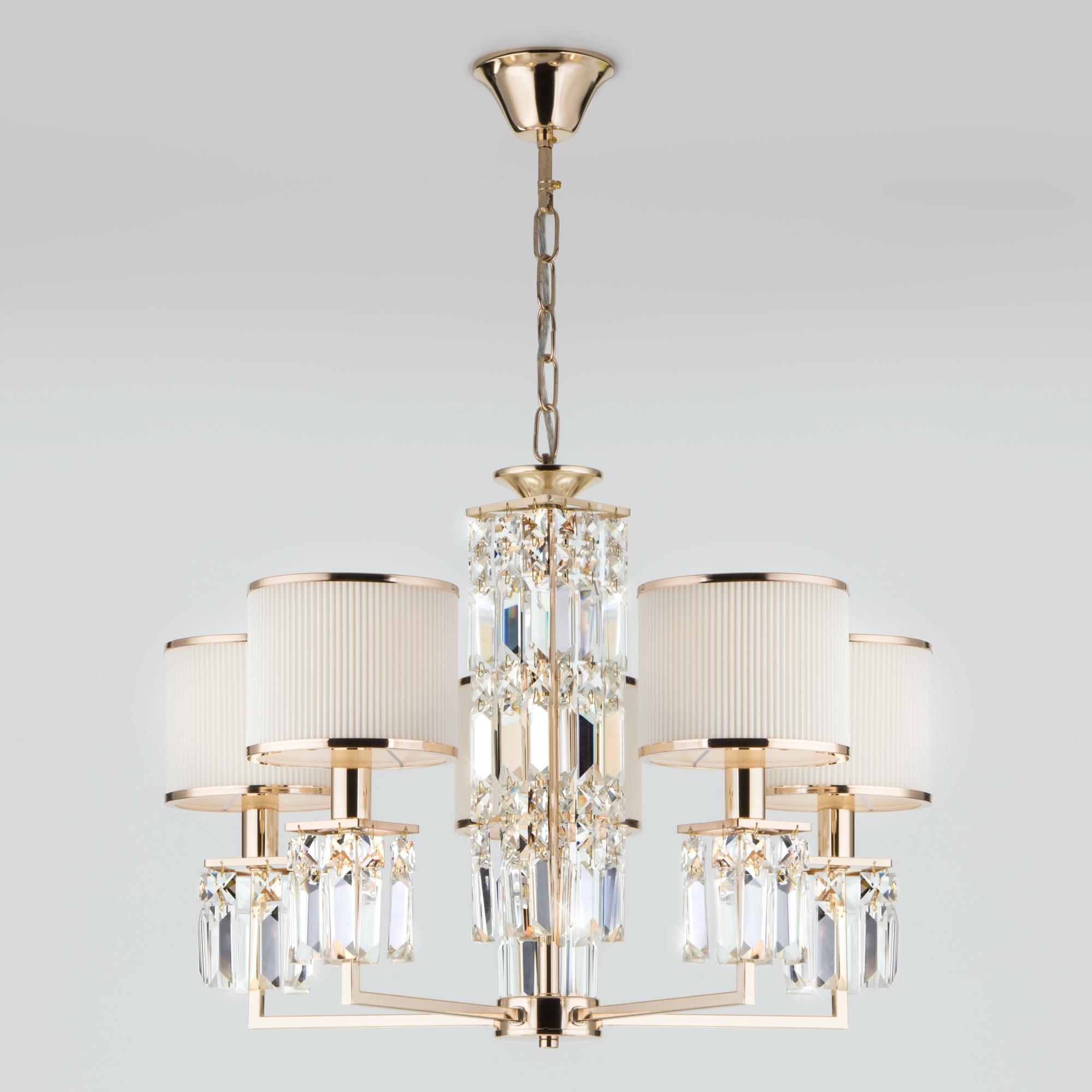 Подвесная люстра Eurosvet Умный Дом 10129/5 золото