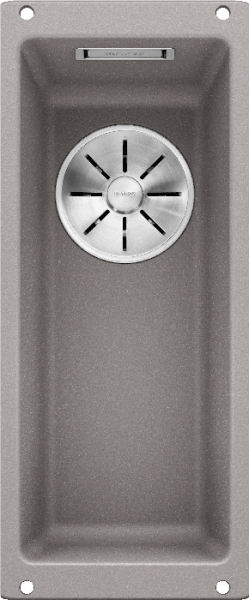 Врезная кухонная мойка Blanco SUBLINE 160-U SILGRANIT PuraDur алюметаллик