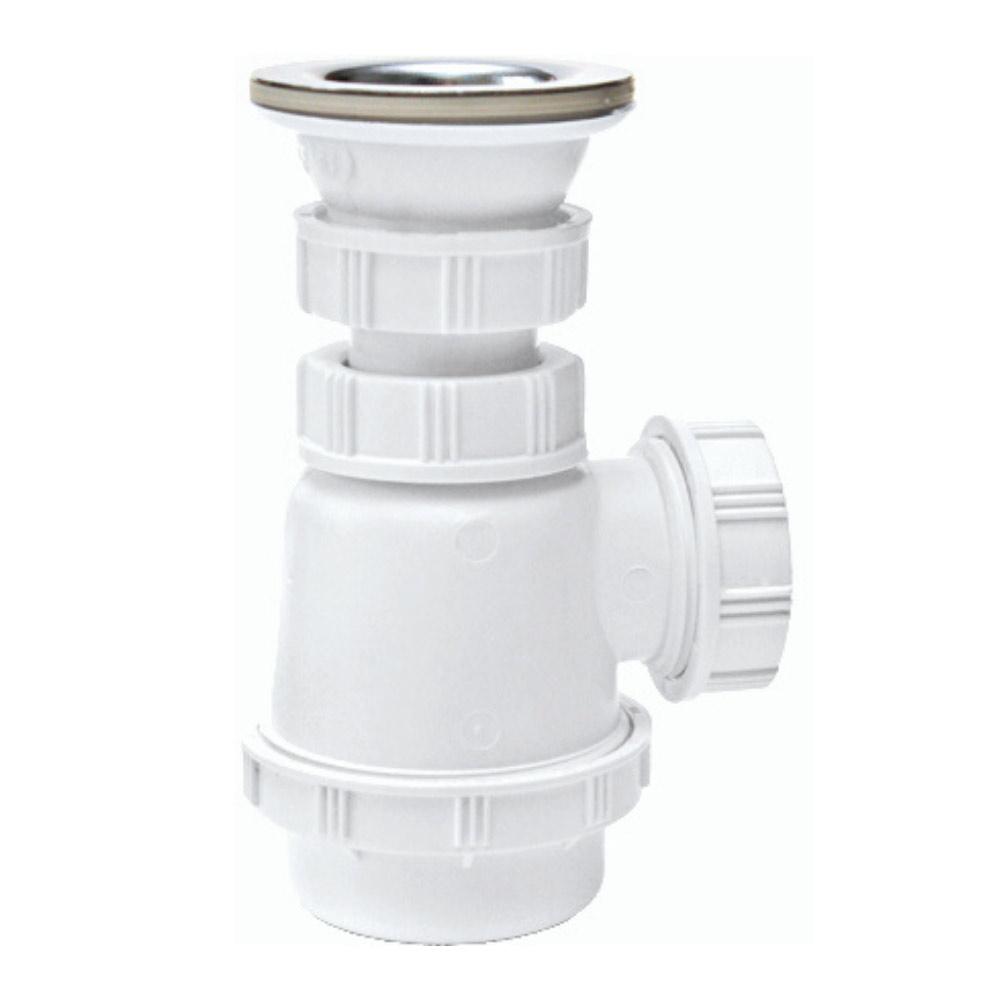 Сифон для биде и умывальников Wirquin 32 мм c выпуском 30718589