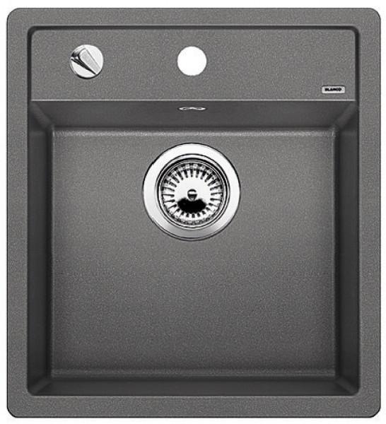 Врезная кухонная мойка Blanco DALAGO 45 SILGRANIT PuraDur алюметаллик